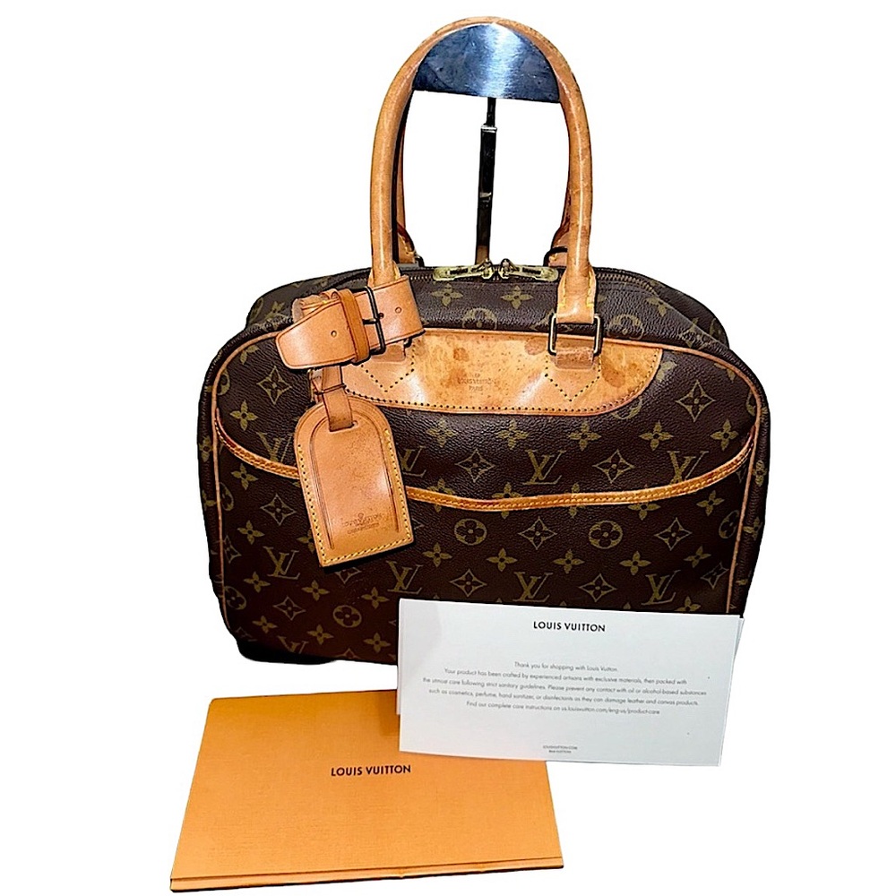 Louis Vuitton Deauville, LV luggage Tag w/ COA - Picture 1 of 12